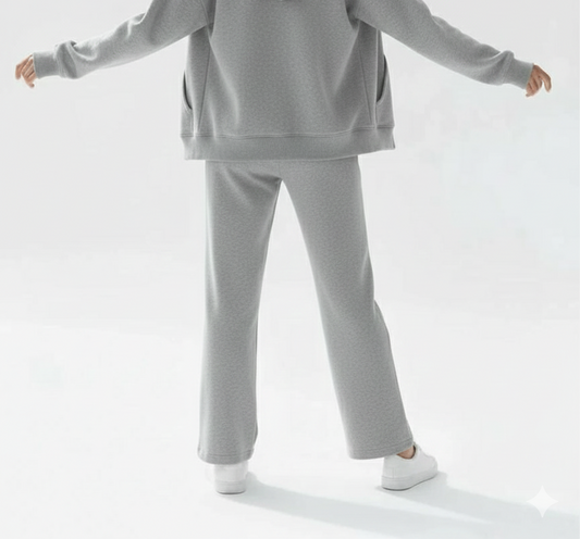 WIDE LEG SWEATPANTS Gray