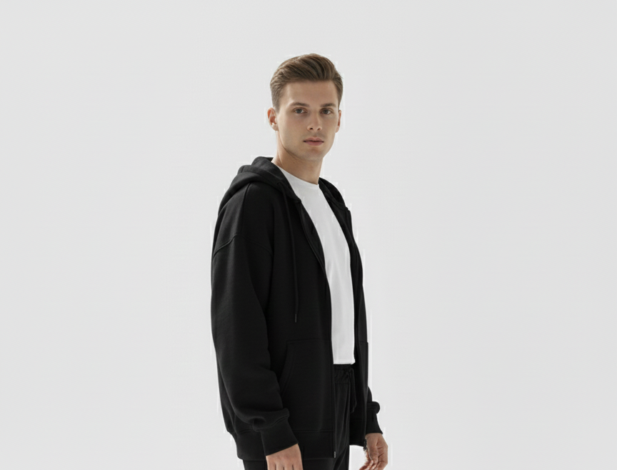 ZIP UP Black