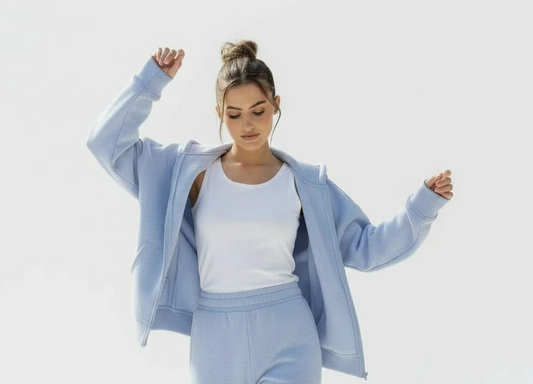 ZIP UP Baby Blue