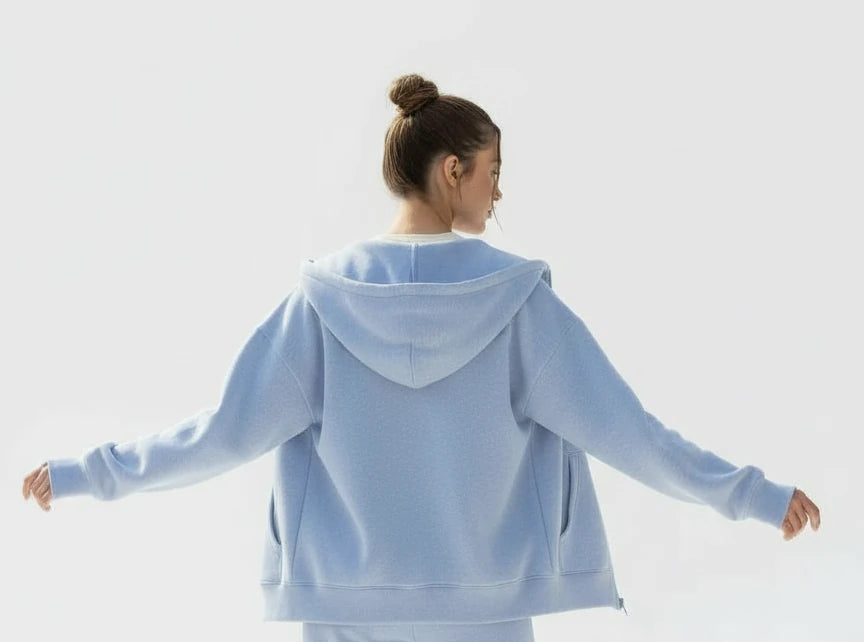 ZIP UP Baby Blue