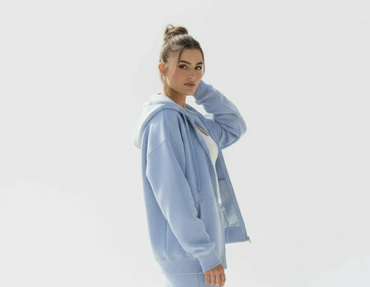 ZIP UP Baby Blue