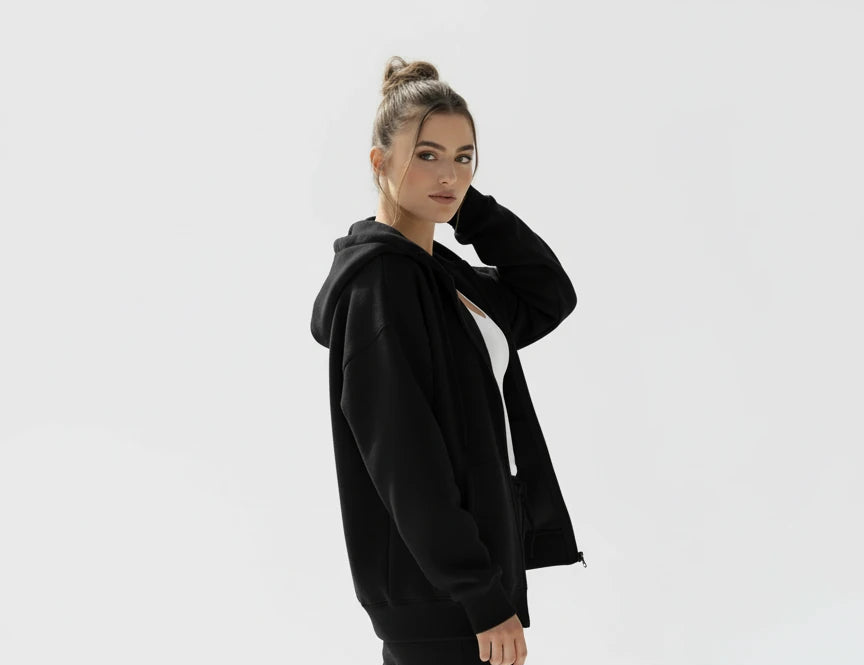 ZIP UP Black