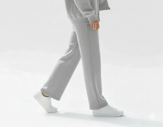 WIDE LEG SWEATPANTS Gray