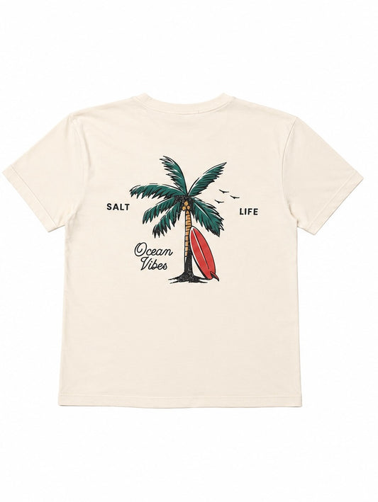 Ocean Vibes Oversized Tee