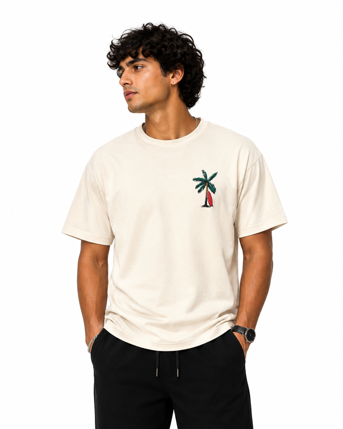 Ocean Vibes Oversized Tee