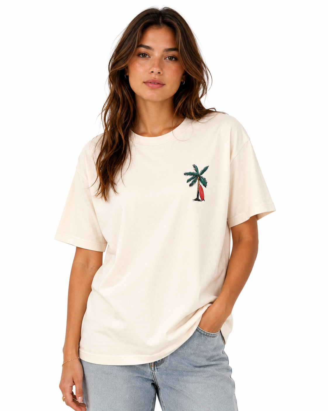 Ocean Vibes Oversized Tee