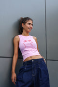 Tank Top Printed Rose