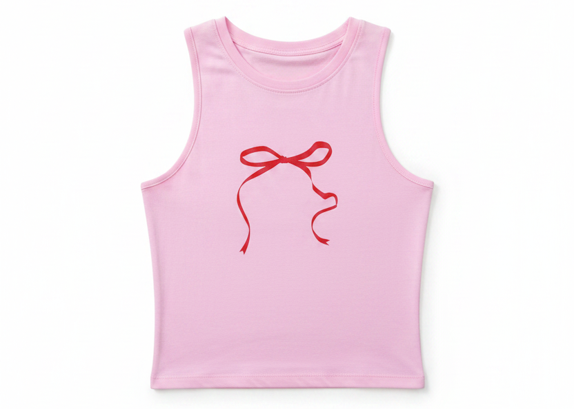 Tank Top Printed Rose