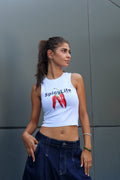 Tank Top Printed White