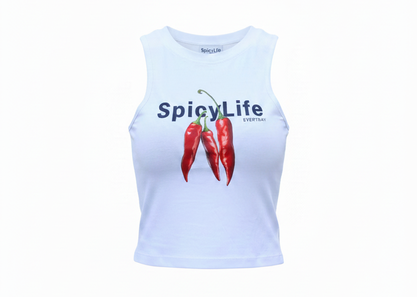 Tank Top Printed White