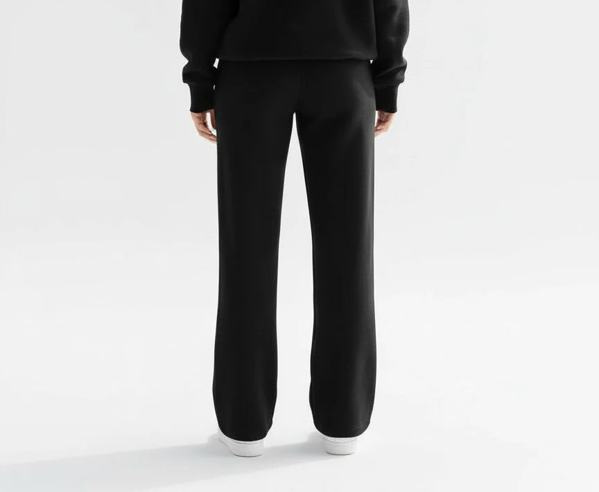 WIDE LEG SWEATPANT Black