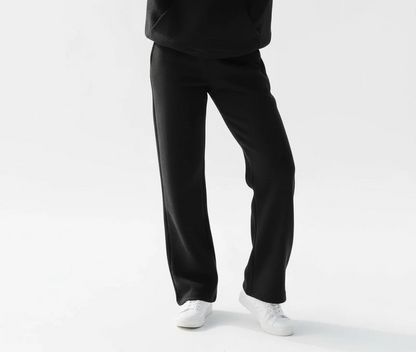 WIDE LEG SWEATPANT Black