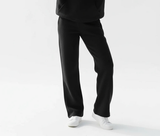 WIDE LEG SWEATPANT Black